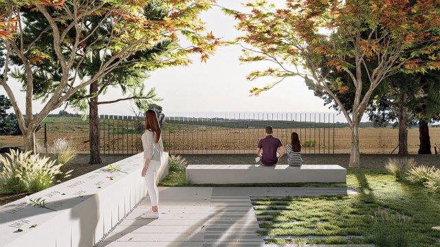 בית עלמין בארי-מבט אל השדות