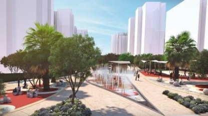 עיריית חולון מקדמת פרוייקט 'פארק מגדלים בשדרה' (הדמיות ממשרד ברוס לוין)